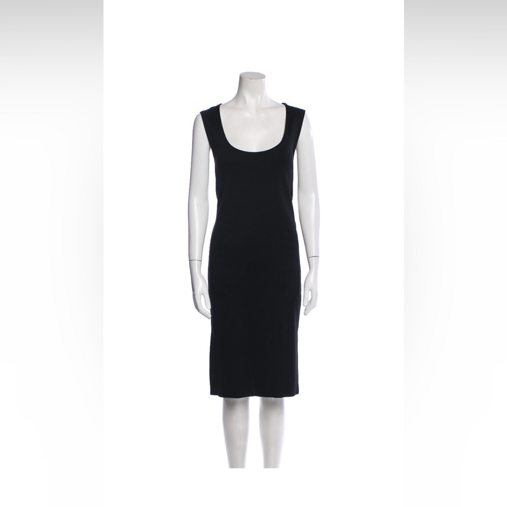Ralph Lauren Black Label, Scoop Neck MIDI Length Dress